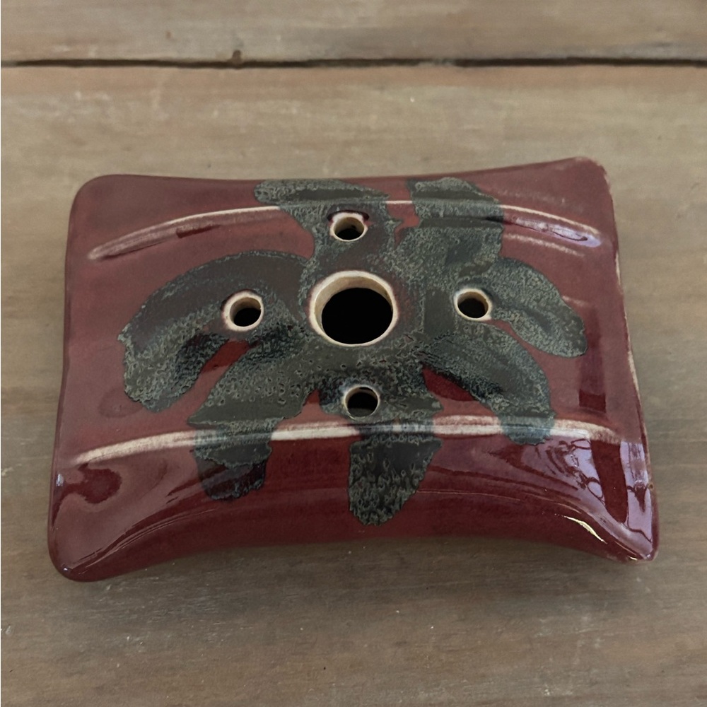 Vintage SMP Tennessee Handmade Ceramic Pottery  Flower Frog